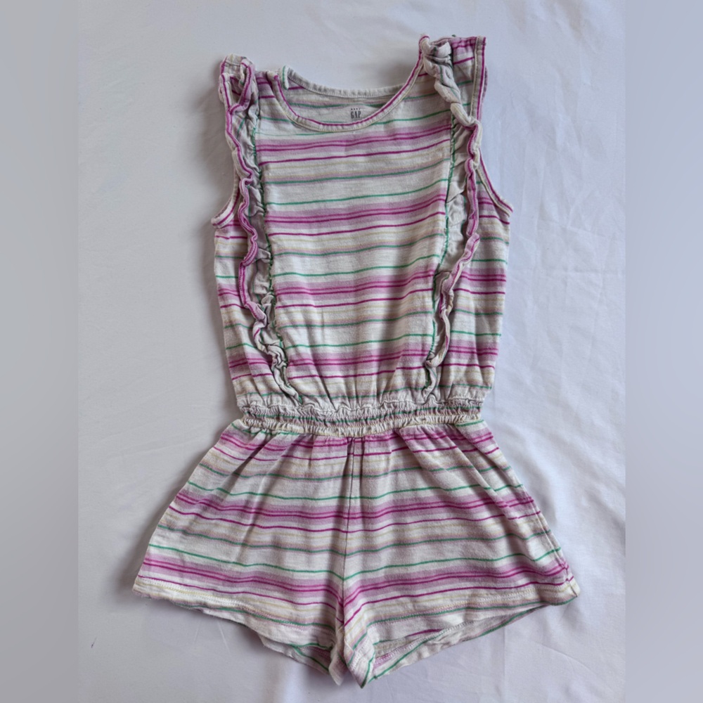 GAP Multicolor Striped Kids Romper